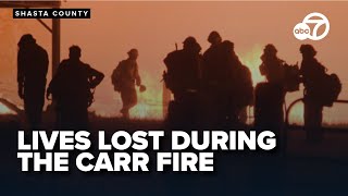 Remembering lives lost in the Carr Fire amid seventh anniversary