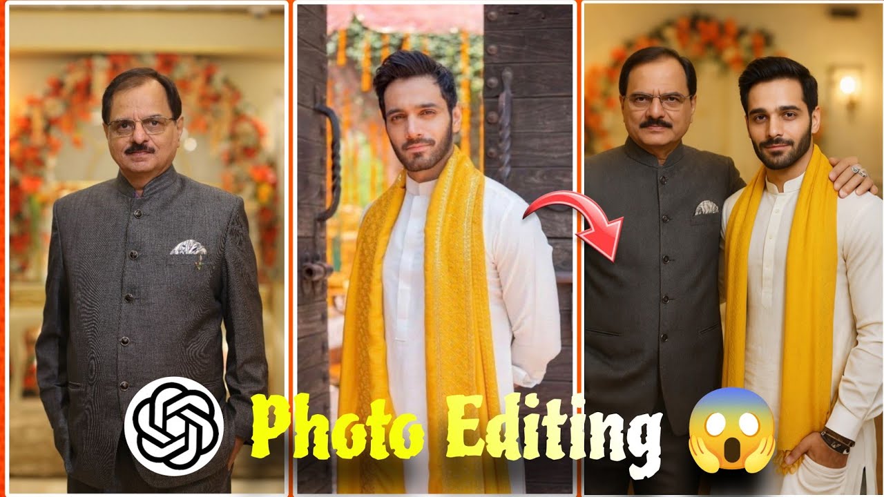 Father Son Ai Chatgpt Photo Editing ? Chatgpt Father Ke Sath Ai Photo Editing Chatgpt
