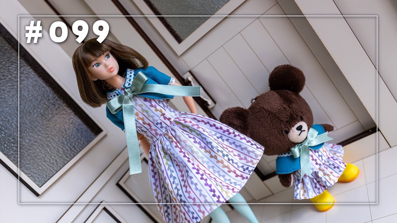 VLOG099] Picnic with Jackie in early summer: Dress and cardigan