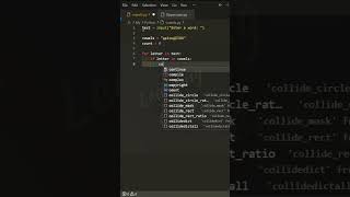 finding vowels using python code. #python #learningcode #codinggirl #programming #coders #coding