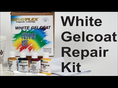 White Gelcoat Repair Kit 