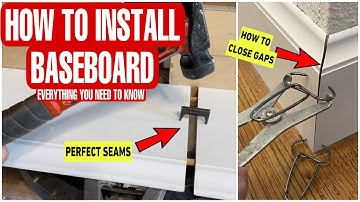 HOW TO INSTALL BASEBOARD. Everything you need to know for an easy flawless install