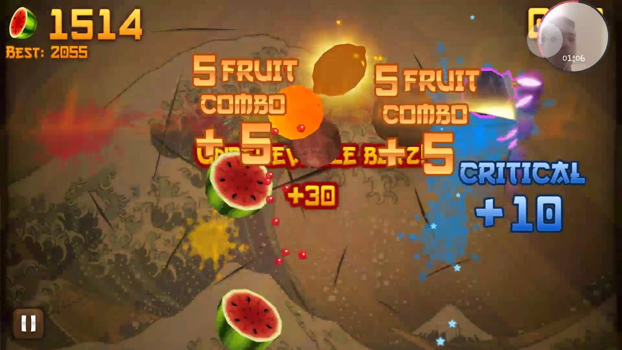 Golden ember blade fruit ninja+ highscore YouTube
