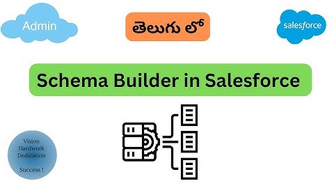 Schema Builder in Salesforce  ||  Salesforce In Telugu