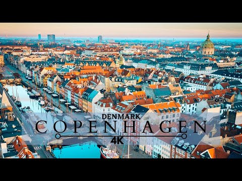 COPENHAGEN 4K Denmark 4k-The Happiest Country In The World- Cinematic Drone Footage