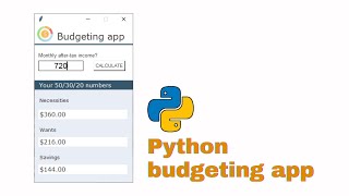 Build Your Own Budgeting App with Python Python project YouTube