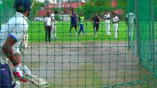 Rituraj Rajeev Singh(Ranji Player) fast bowling practice at p.s cricket excellence center