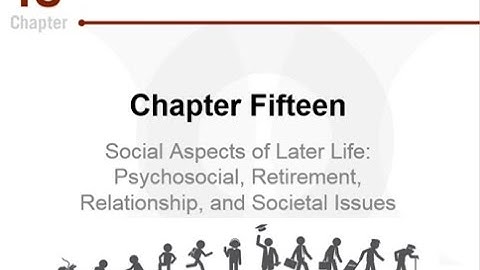 Developmental Psychology - Social Aspects of Later Life - CH15