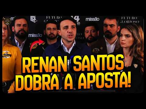 COLETIVA COM RENAN SANTOS QUE FEZ COM QUE O MINISTRO DIAS TOFFOLI VOLTASSE ATRÁS