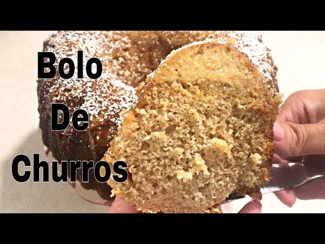 BOLO DE CHURROS MARAVILHOSO!