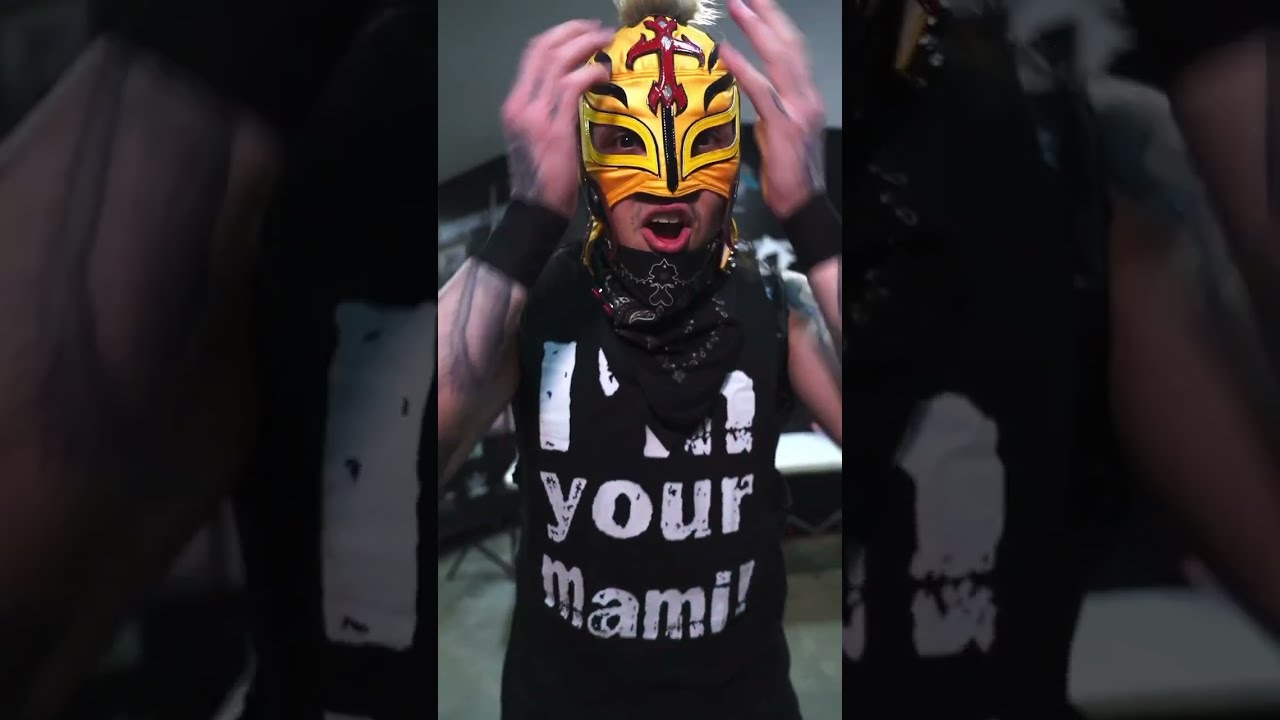 Dominik Mysterio Steal Rey S Mask Short
