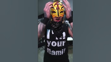 Thumbnail of Dominik Mysterio steal Rey's mask 😳 #Short