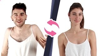 Men Try On Womens Clothing