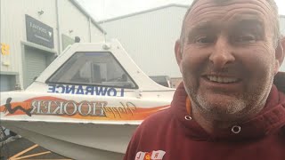 boat maintenance fitting rubbing strake at Bridgewater windscreens