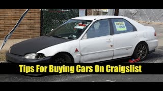 Tips For Buying A Used Car On Craigslist - Be Sure To Always Do This