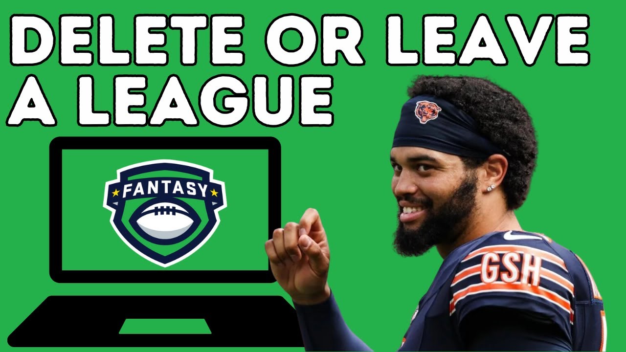 How To Leave Or Delete A League In ESPN Fantasy Football!
