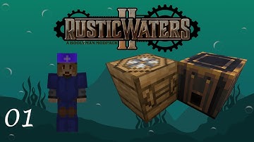 Minecraft Rustic Waters 2 EP1 Surviving The Crash
