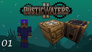Minecraft Rustic Waters 2 EP1 Surviving The Crash