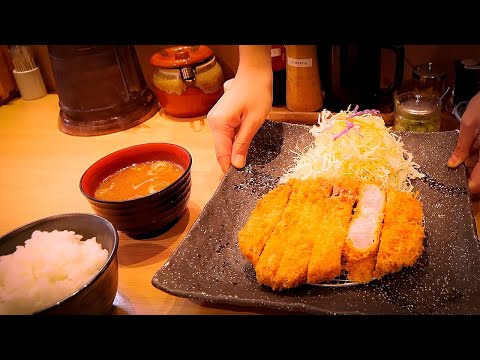 Close contact with the authentic tonkatsu (Pork cutlet) restaurant "Tooyama"  in Asakusa.