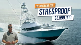 59 Hatteras GT59 Sportfish Yacht Walkthrough [STRESPROOF] screenshot 4