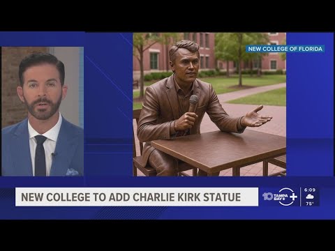 New College of Florida says it will put a statue of Charlie Kirk on campus