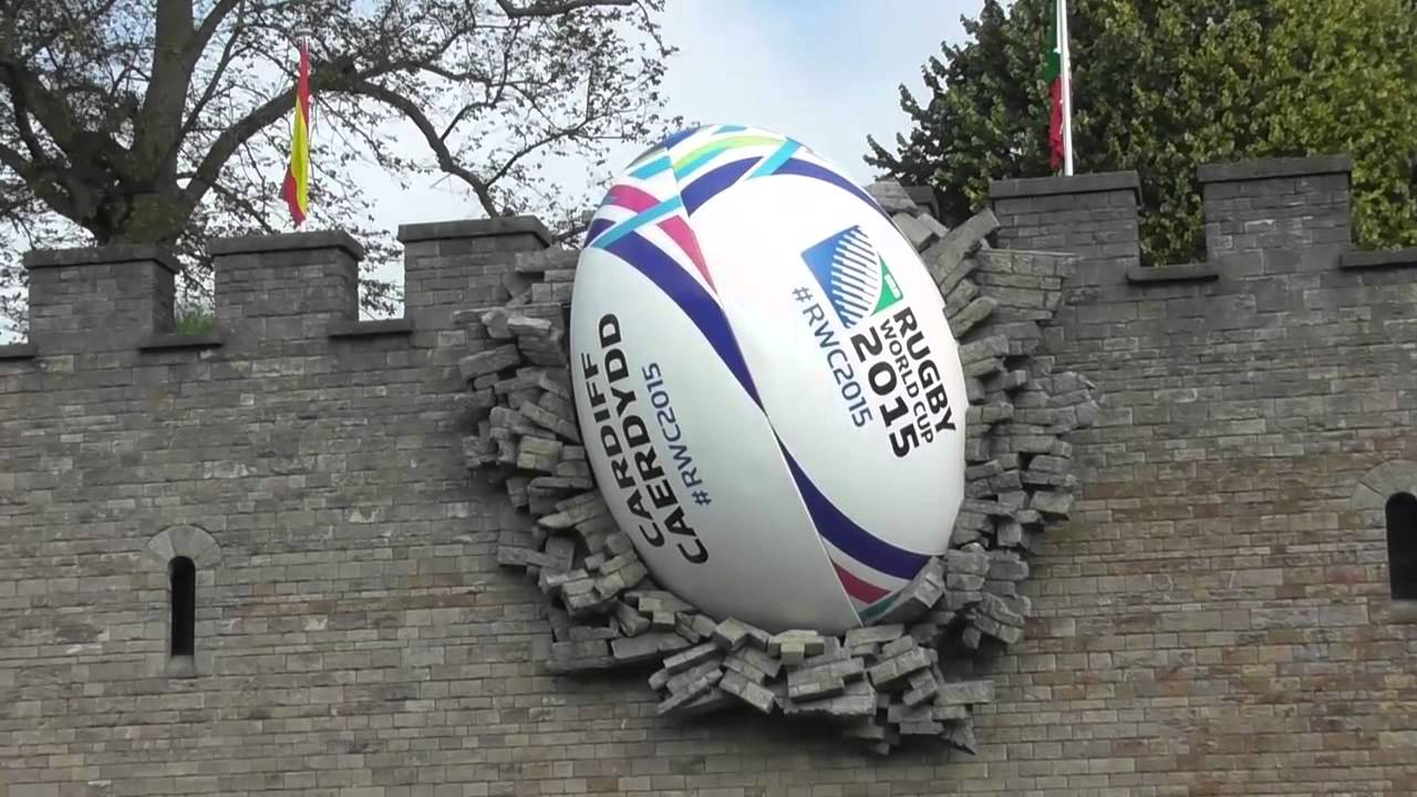 world cup rugby ball 18th sept 2015 cardiff castle YouTube