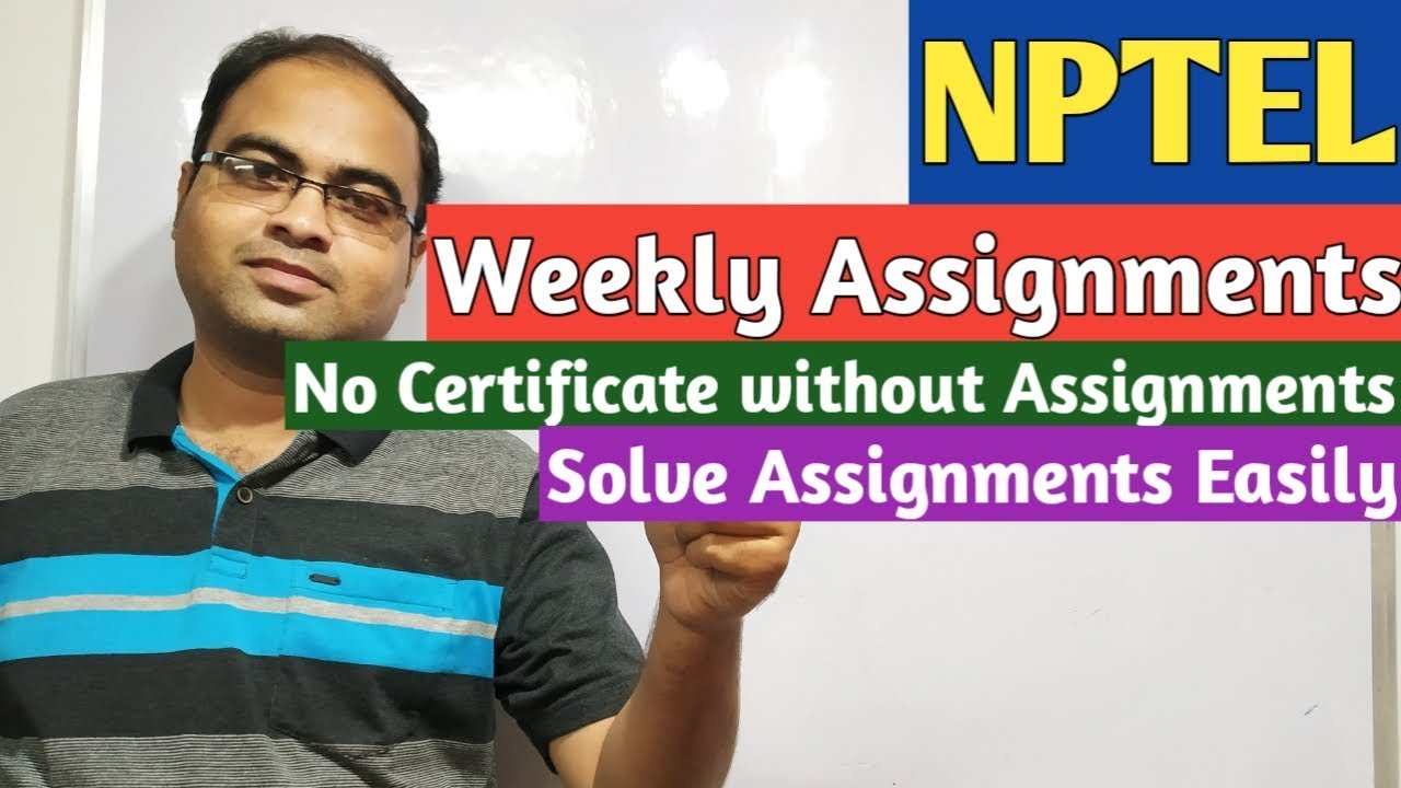 nptel assignment not submitted