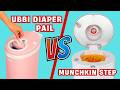 Ubbi vs Munchkin STEP Diaper Pail — Which is Best for Odor Control?