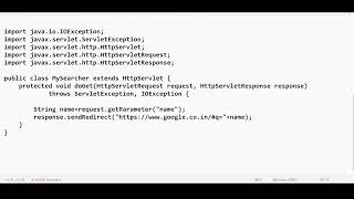 Java Servlet- sendRedirect method - Practical implementation