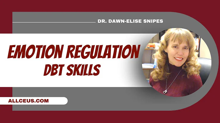 DBT Skills Emotion Regulation | Counselor Toolbox ...