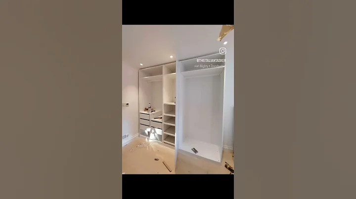 from start to finish! @ikea pax wardrobe