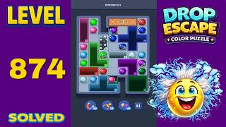 Drop Escape – Level 874 | Walkthrough