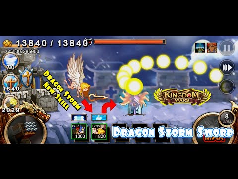 Finally Win Boss Chapter 9 With Dragon Storm Sword - New Skill | Kingdom Wars