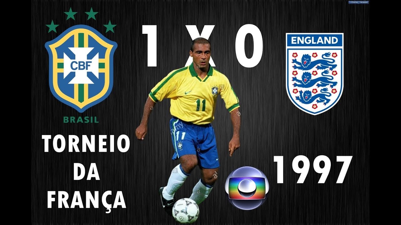 Brasil 1 x 0 Inglaterra (Torneio da França de 1997)