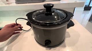 Toastmaster 1.5 Quart Slow Cooker Review