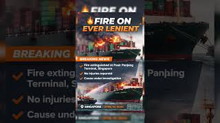 Breaking: Fire on Ever Lenient Container ship