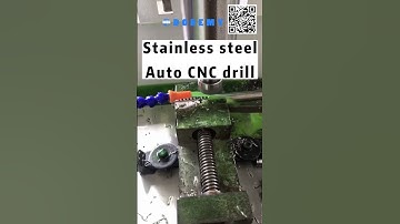 #CNC auto #drill stainless steel tube with DOBEMY machine