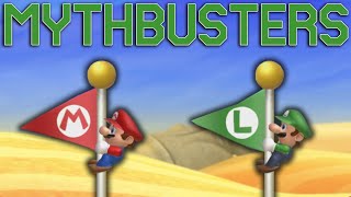 What If You Touch 2 Different Flagpoles At The Same Time? - NSMBU Deluxe Mythbusters [#4]