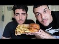 Jinvite karim a manger un big burger 