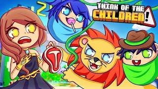 Think of the Children! - DON'T JUMP INTO THAT ZOO CAGE! (Funny Moments)