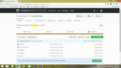 How to upload Java Project from Eclipse to Github?