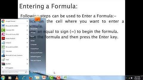 Advance Features in MS Excel Ch-3 Part-1 Class-7