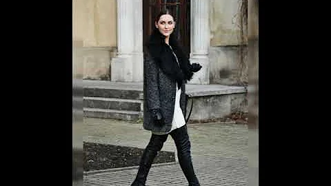 Too much impressive leather latex pointed toe over knee boots#2022