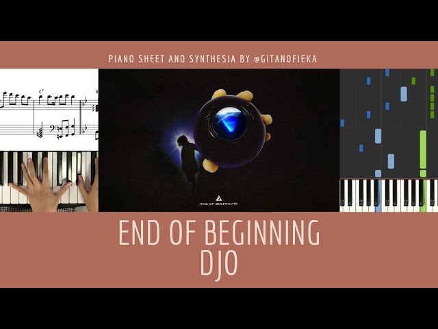 End of Beginning - Djo | Piano Cover | Piano Sheet | Chord | Notes | Piano Tutorial class=