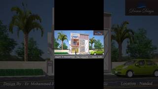 Proposed 3D House Elevation for Laxman Sir ,Nanded #architecture #3ddesign #render #vrayrender