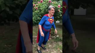 Grandma superman #viral #viral #cristianoronaldo #granny #shorts