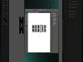 Create a Text Reflection in Photoshop #photoshop