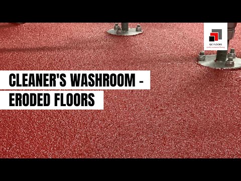 Swift Restoration: Cleaner's Washroom Flooring