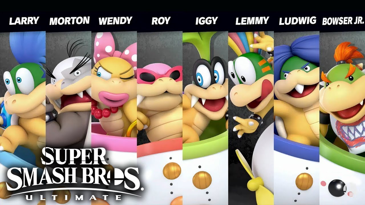 Super Smash Bros Ultimate Koopalings Battle Youtube 