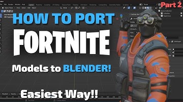 How To Port Fortnite Emotes to blender (easiest way - Part 2)
